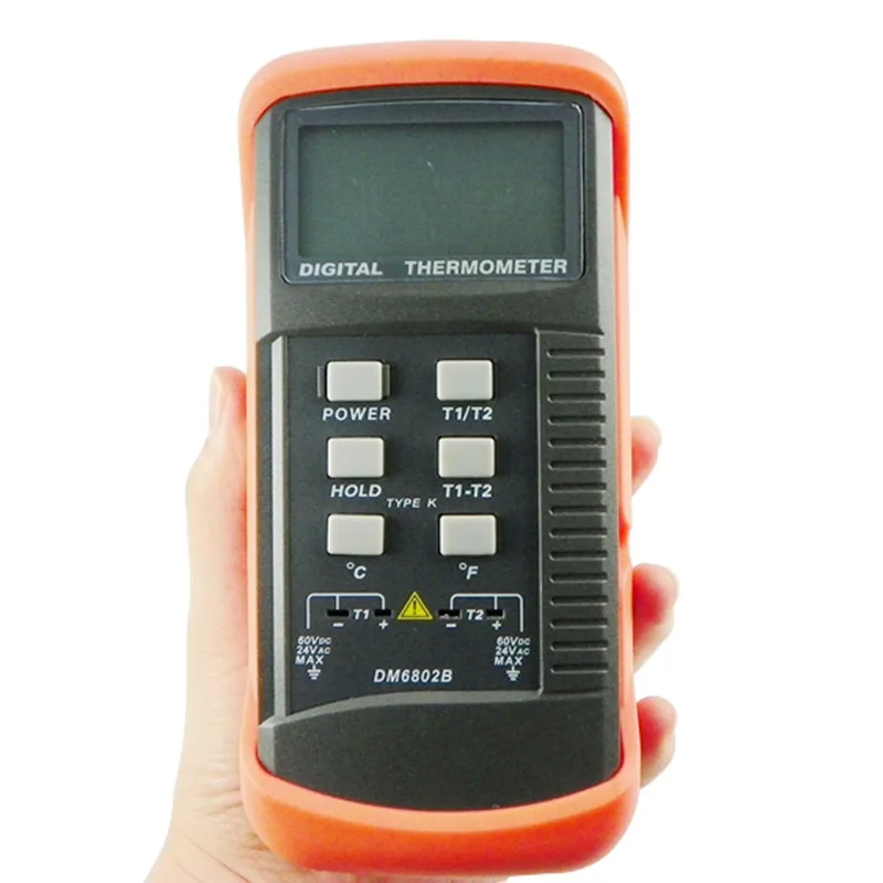 Free shipping Xinbao Contact Thermometer DM-6802B Dual Channel Thermometer DM6802B Digital Thermometer Generation
Free shipping Xinbao Contact Thermometer DM-6802B Dual Channel Thermometer DM6802B Digital Thermometer Generation