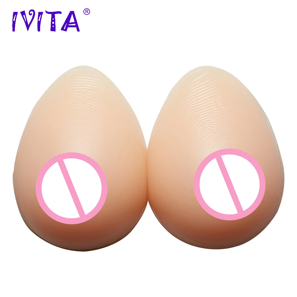 

IVITA Hot Sale 600g Mastectomy Fake Boobs Silicone Breast Forms Prosthesis Enhancer Drag Queen For Crossdresser Fashion Breasts