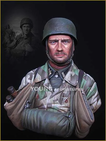 1/10 resin figure bust World War II soldier soldiers paratroopers gk white model hand model X47
1/10 resin figure bust World War II soldier soldiers paratroopers gk white model hand model X47