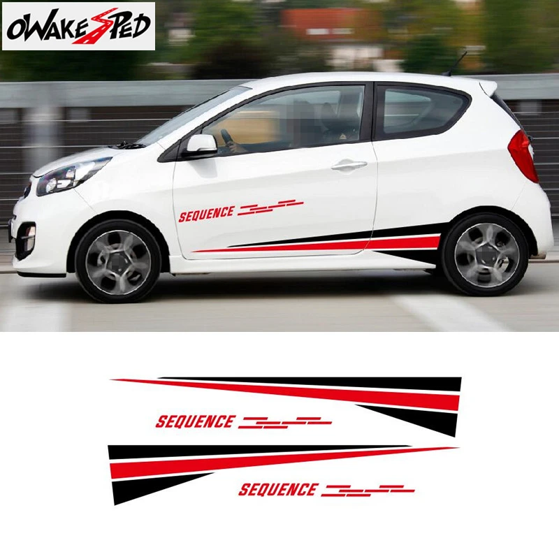 SEQUENCE Motor Sport Graphics Car Both Side Door Decor Decal Auto Body Customized High Quality Vinyl Stickers For KIA Picanto
SEQUENCE Motor Sport Graphics Car Both Side Door Decor Decal Auto Body Customized High Quality Vinyl Stickers For KIA Picanto