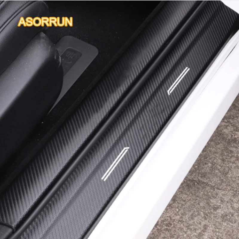 PU leather Carbon fiber Car-styling Door Sill Scuff Plate Car Accessories For Ford Focus 2012 2013 2014 2015 2016 2017 2018
PU leather Carbon fiber Car-styling Door Sill Scuff Plate Car Accessories For Ford Focus 2012 2013 2014 2015 2016 2017 2018
