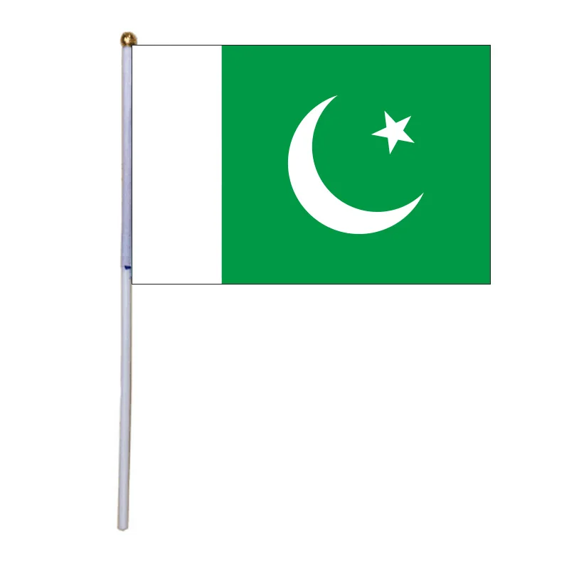 free shipping xvggdg 100pcs Pakistan Hand Waving Flag 14*21cm Pakistan Small National Flags with Plastic Flagpoles
free shipping xvggdg 100pcs Pakistan Hand Waving Flag 14*21cm Pakistan Small National Flags with Plastic Flagpoles