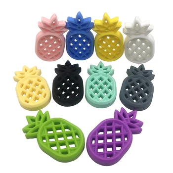 New Cartoon Pineapple Silicone Teether Silicone Pendant DIY Pacifier Baby Teeth Toys Teeth Training
New Cartoon Pineapple Silicone Teether Silicone Pendant DIY Pacifier Baby Teeth Toys Teeth Training