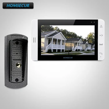 HOMSECUR 7" Hands-free Video Door Entry Security Intercom+Touch Button Monitor 1C1M : TC041 Camera + TM703-W Monitor (White)
HOMSECUR 7" Hands-free Video Door Entry Security Intercom+Touch Button Monitor 1C1M : TC041 Camera + TM703-W Monitor (White)