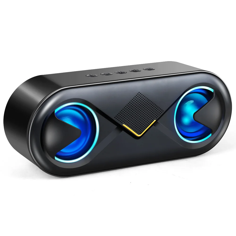 TOPROAD 10W S6 Bluetooth 5.0 Speaker Handsfree Stereo Surround Column Wireless Hifi Speakers Support AUX TF USB With LED Flash
TOPROAD 10W S6 Bluetooth 5.0 Speaker Handsfree Stereo Surround Column Wireless Hifi Speakers Support AUX TF USB With LED Flash