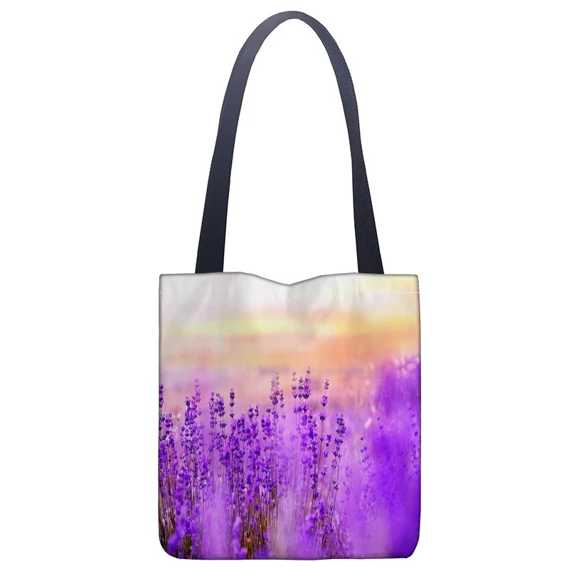 New lavender printed canvas tote bag convenient shopping bag woman bag student bag Custom your image
New lavender printed canvas tote bag convenient shopping bag woman bag student bag Custom your image