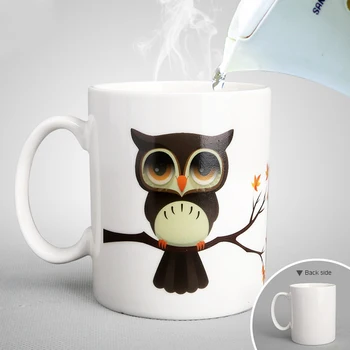 2018 New owl Discoloration mugs,personalized shape Office Coffee Milk cup,Color Change Mug Creative cups Surprised Gift
2018 New owl Discoloration mugs,personalized shape Office Coffee Milk cup,Color Change Mug Creative cups Surprised Gift