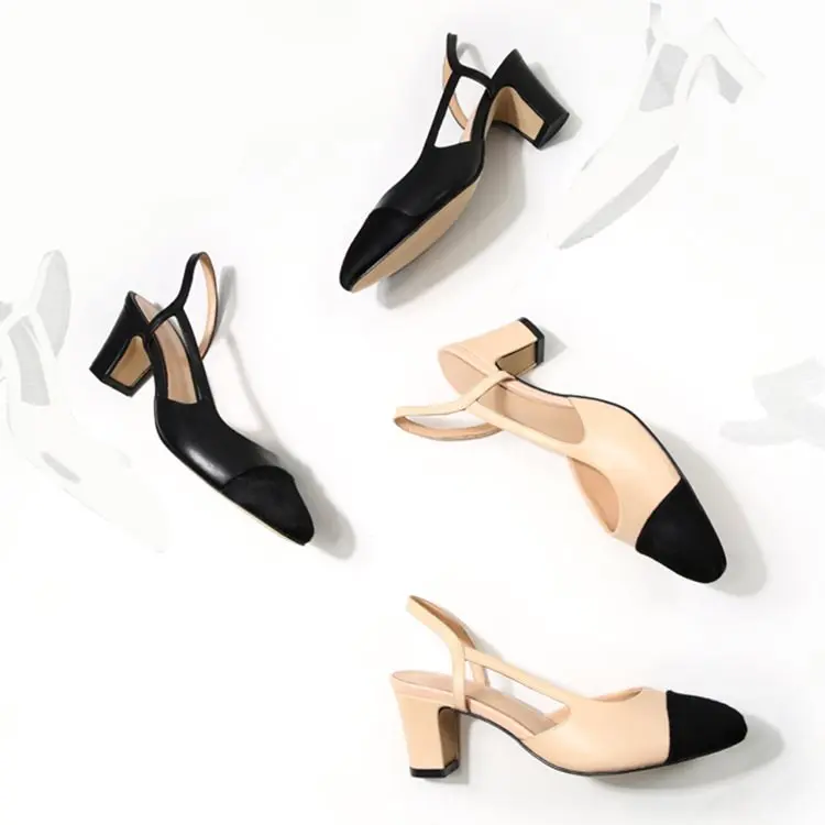 Sandals female new 2019 summer color matching thick with shallow mouth hollow small fragrance leather sexy high heels
Sandals female new 2019 summer color matching thick with shallow mouth hollow small fragrance leather sexy high heels