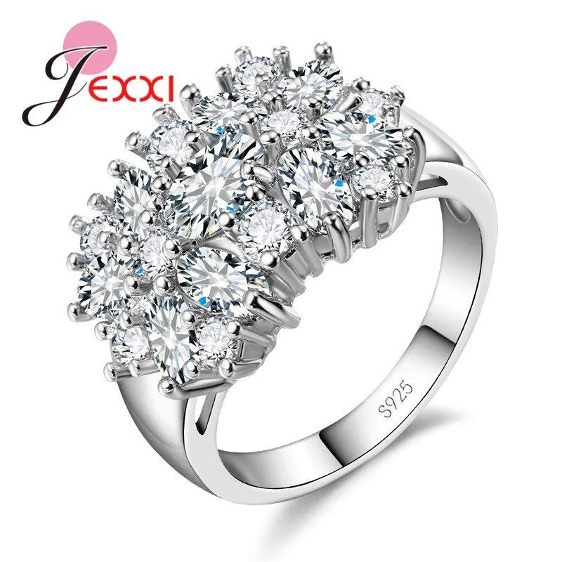 Fashion Shiny Multicolor Flower Shaped Zircon Crystal Holiday Christmas Wedding Party Ring Lady 925 Sterling Silver
Fashion Shiny Multicolor Flower Shaped Zircon Crystal Holiday Christmas Wedding Party Ring Lady 925 Sterling Silver
