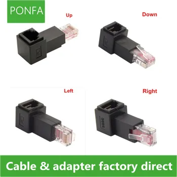 Multi-angle RJ45 Up Down Right Left Angled 8P8C FTP STP UTP Cat 5e Male to Female Lan Ethernet Network Extension Adapter Angle
Multi-angle RJ45 Up Down Right Left Angled 8P8C FTP STP UTP Cat 5e Male to Female Lan Ethernet Network Extension Adapter Angle