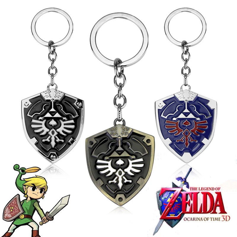 HEYu Jewelry Game Legend Of Zelda Shield Keychain Keyring Metal Key Chain Costume Keys Car Accessories Porf Clef
HEYu Jewelry Game Legend Of Zelda Shield Keychain Keyring Metal Key Chain Costume Keys Car Accessories Porf Clef