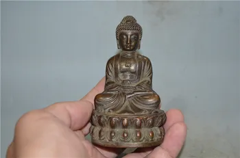 

Old Tibet Tibetan Bronze Buddhism pharmacist rulai Buddha statue