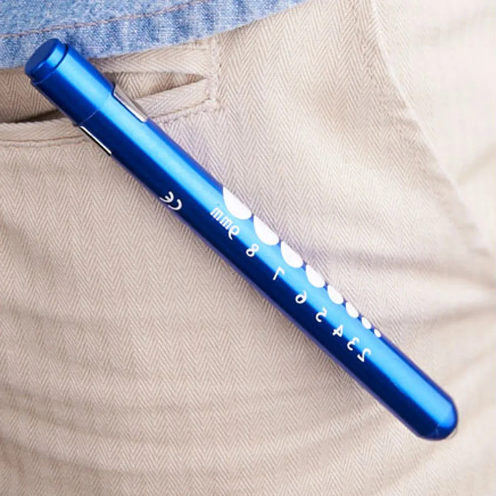 Portable LED Flashlight Work Light Medical First Aid Pen Light Torch Lamp With Pupil Gauge Measurements Doctor Nurse Diagnosis
Portable LED Flashlight Work Light Medical First Aid Pen Light Torch Lamp With Pupil Gauge Measurements Doctor Nurse Diagnosis