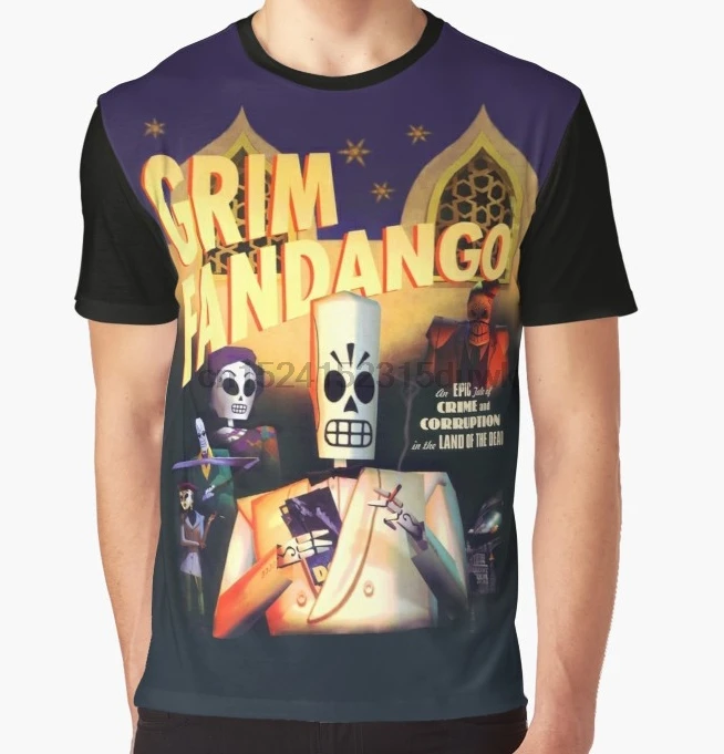 All Over Print T-Shirt Men Funy tshirt Grim Fandango (High Contrast) Short Sleeve O-Neck Graphic Tops Tee women t shirt
All Over Print T-Shirt Men Funy tshirt Grim Fandango (High Contrast) Short Sleeve O-Neck Graphic Tops Tee women t shirt