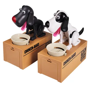 Cute Hungry Dog Coin Bank Lucky Dog Electric Money Stealing Music Piggy Bank Greed Dog Money Saving Box Piggy Kids Gift
Cute Hungry Dog Coin Bank Lucky Dog Electric Money Stealing Music Piggy Bank Greed Dog Money Saving Box Piggy Kids Gift