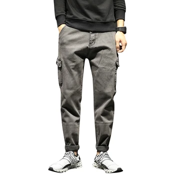 Fashion 2019 Spring New Men Jeans Brand Loose Plus Size Side Pocket Denim Harem Pants Mid Waist Casual Jeans Men Clothes 42-28
Fashion 2019 Spring New Men Jeans Brand Loose Plus Size Side Pocket Denim Harem Pants Mid Waist Casual Jeans Men Clothes 42-28