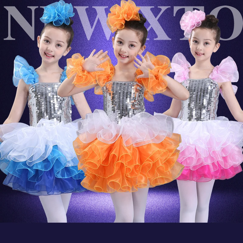 2019 New Children Sequin Jazz Dance Modern Cheerleading tutu dress Girl Latin Waltz Dancing Dress Stage Dresses Jazz Costumes
2019 New Children Sequin Jazz Dance Modern Cheerleading tutu dress Girl Latin Waltz Dancing Dress Stage Dresses Jazz Costumes