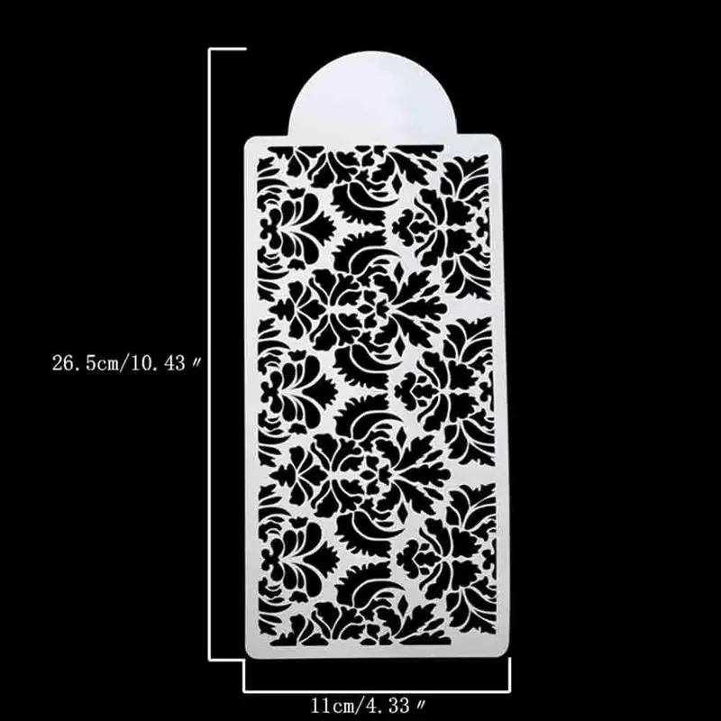 Creative Flower Border Fondant Cake Stencil Damask Lace Cake Side Decor Mould Chocolate Mold Baking Tool
Creative Flower Border Fondant Cake Stencil Damask Lace Cake Side Decor Mould Chocolate Mold Baking Tool