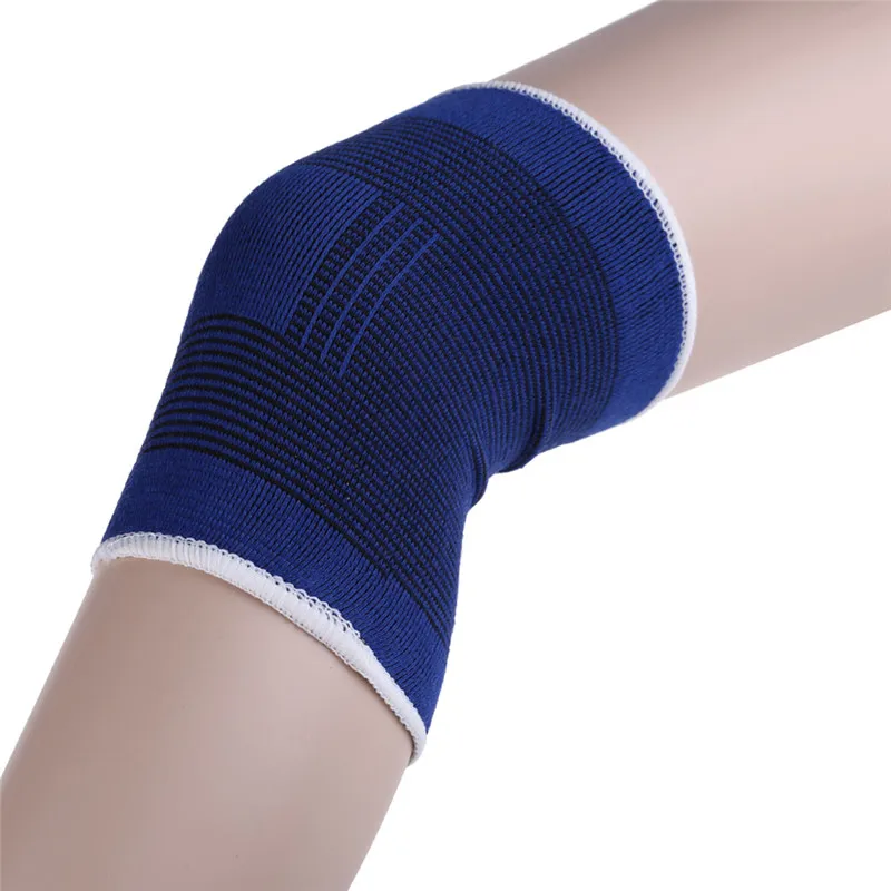 Image High Quality 2 X Knee Support Brace Leg Arthritis Injury Gym Sleeve Elasticated Bandage Pad protect muscle joints Free shipping