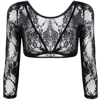 Women Summer Long Sleeve Top Thin Perspective Shawl Shrug Tops V-Neck Mesh Lace Blouse Female Shirt
Women Summer Long Sleeve Top Thin Perspective Shawl Shrug Tops V-Neck Mesh Lace Blouse Female Shirt