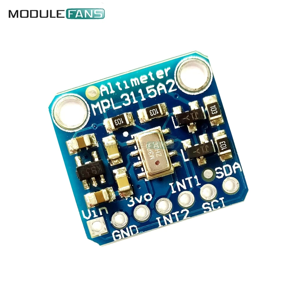 MPL3115A2 I2C Barometric Intelligent Temperature Pressure Measure Altitude Board Sensor Module V2.0 For Arduino Altimeter 5V
MPL3115A2 I2C Barometric Intelligent Temperature Pressure Measure Altitude Board Sensor Module V2.0 For Arduino Altimeter 5V