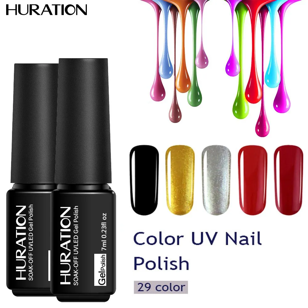 Huration New Product Lucky 29 Colors Semi-permanent Professional Lucky 7ML Nail Gel Soak Off UV LED Nail Gel Polish Adhesive
Huration New Product Lucky 29 Colors Semi-permanent Professional Lucky 7ML Nail Gel Soak Off UV LED Nail Gel Polish Adhesive