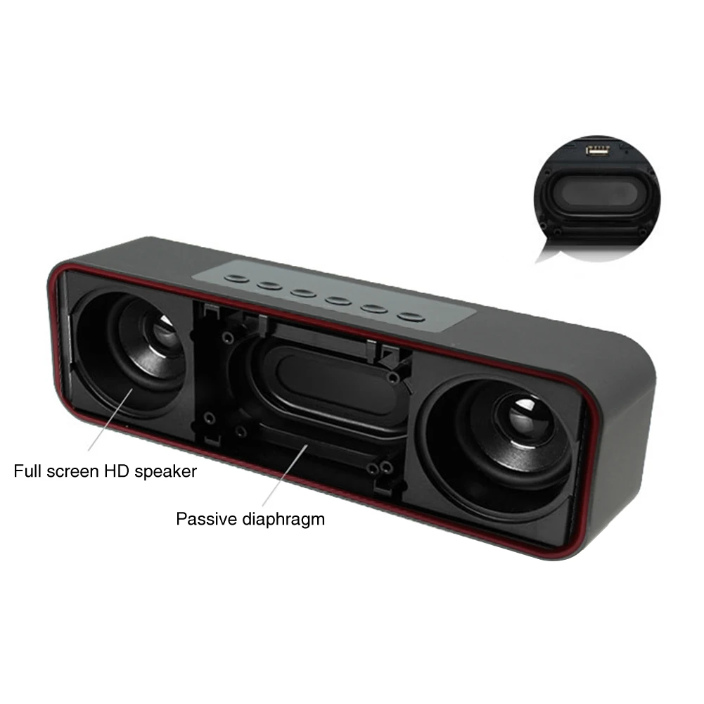 Enhanced Bass 10W Stereo Sound Wireless Portable TF Card Slot Radio Support Built-in Mic HD Bluetooth Speaker Audio USB Outdoor
Enhanced Bass 10W Stereo Sound Wireless Portable TF Card Slot Radio Support Built-in Mic HD Bluetooth Speaker Audio USB Outdoor