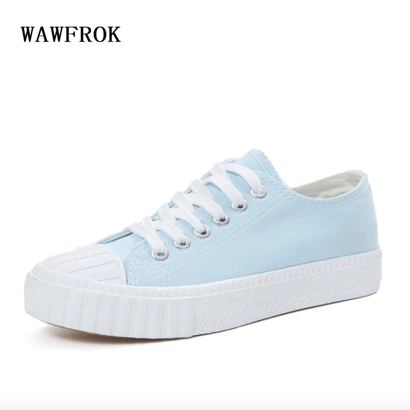 WAWFROK Women Casual Shoes 2018 Spring Summer Shoes Woman Flats Shoes Fashion Candy colors Breathable Vulcanization Sneakers
WAWFROK Women Casual Shoes 2018 Spring Summer Shoes Woman Flats Shoes Fashion Candy colors Breathable Vulcanization Sneakers