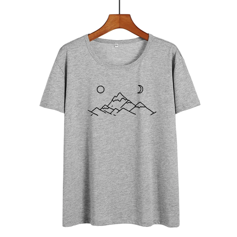 Outdoor Harajuku Graphic Tee Women Summer Tops Travel Hiking Lover Printed Tshirt Black White Cotton T-shirt Female Camisetas
Outdoor Harajuku Graphic Tee Women Summer Tops Travel Hiking Lover Printed Tshirt Black White Cotton T-shirt Female Camisetas