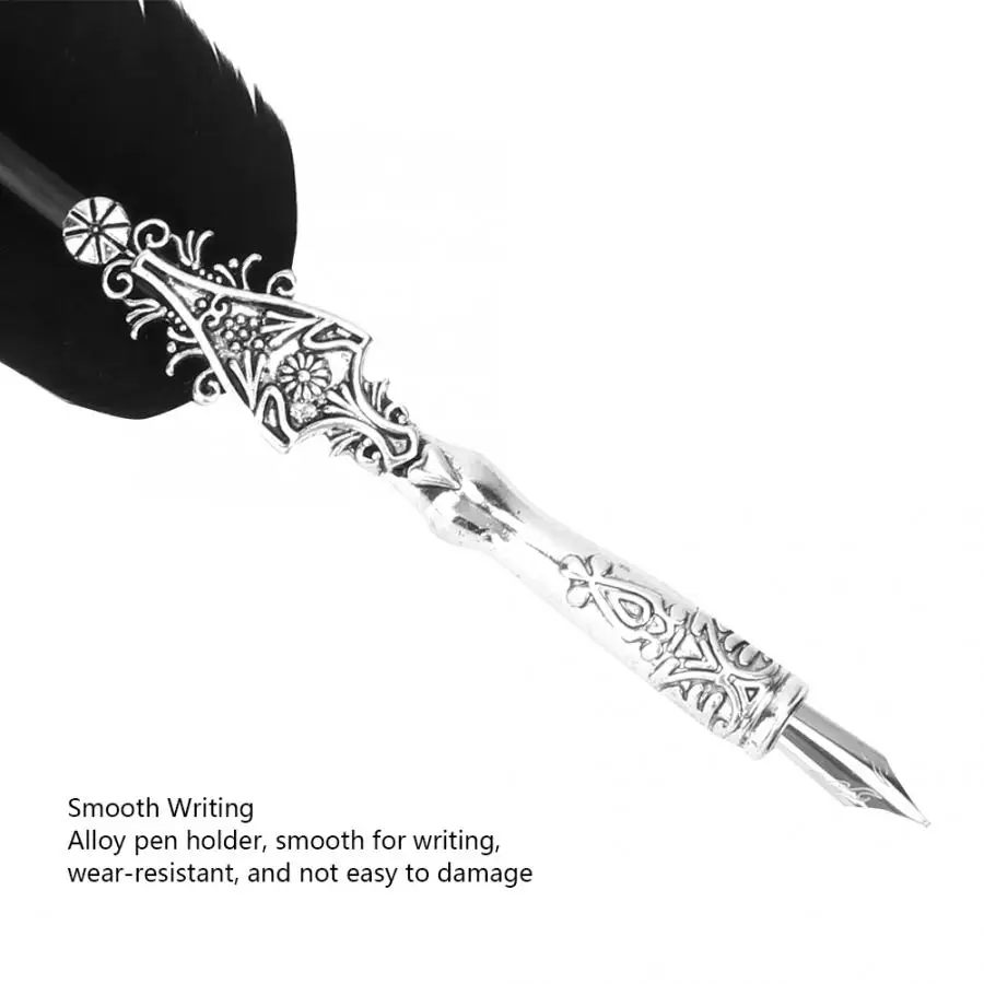Pens Dip Pen European Vintage Fountain Pen Feather Quill Dip Pen Set Stationery Gift With Gift Box Calligraphy Pen Gift Box Set 
Pens Dip Pen European Vintage Fountain Pen Feather Quill Dip Pen Set Stationery Gift With Gift Box Calligraphy Pen Gift Box Set