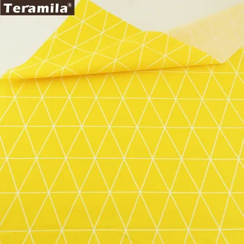 Teramila Fabrics 100% Cotton Twill Tissue Fresh Yellow Tissue Geomertry Patterns Home Textile Clothing Dolls Decoration Tecido
Teramila Fabrics 100% Cotton Twill Tissue Fresh Yellow Tissue Geomertry Patterns Home Textile Clothing Dolls Decoration Tecido
