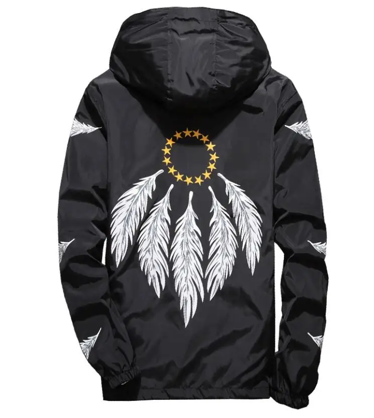 yizlo feather wing jacket windbreaker men women jaqueta masculina spring autumn college jackets
yizlo feather wing jacket windbreaker men women jaqueta masculina spring autumn college jackets