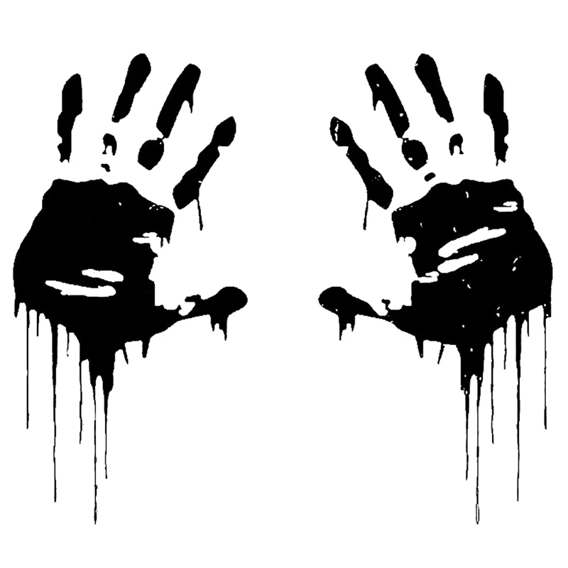 7.5CMX15CM Zombie Bloody Hands Print Fun Vinyl Car Sticker Motorcycle Window Decal Accessories Black white Red
7.5CMX15CM Zombie Bloody Hands Print Fun Vinyl Car Sticker Motorcycle Window Decal Accessories Black white Red