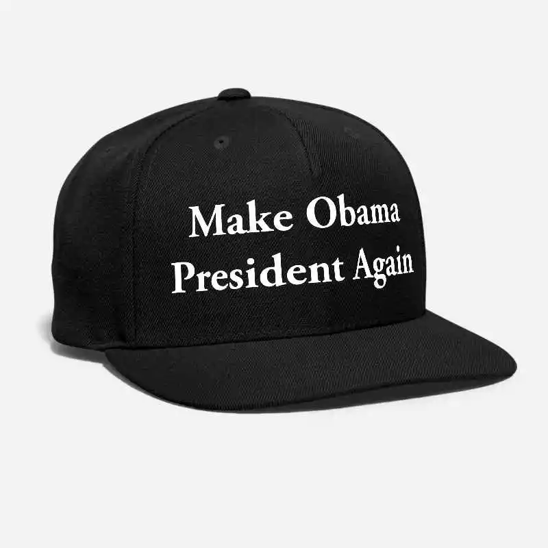 Make Obama President Again Embroidered Customized Barack Obama Trump Hillary President Vote 2020 Fun Slogan Unisex Snapback hat
Make Obama President Again Embroidered Customized Barack Obama Trump Hillary President Vote 2020 Fun Slogan Unisex Snapback hat