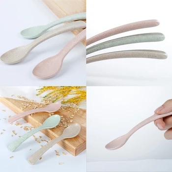 1Pc Baby Safety FeedinFood Spoon Infant Environmental Flatware Spoon 13.3x3.2x1cm
1Pc Baby Safety FeedinFood Spoon Infant Environmental Flatware Spoon 13.3x3.2x1cm