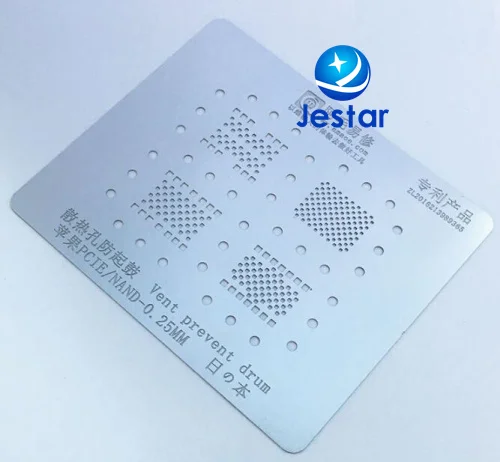 for ipad for iphone NAND 4 in 1 BGA Stencil BGA Direct Heating Template 0.12mm Thickness, good quality not easily deformed
for ipad for iphone NAND 4 in 1 BGA Stencil BGA Direct Heating Template 0.12mm Thickness, good quality not easily deformed