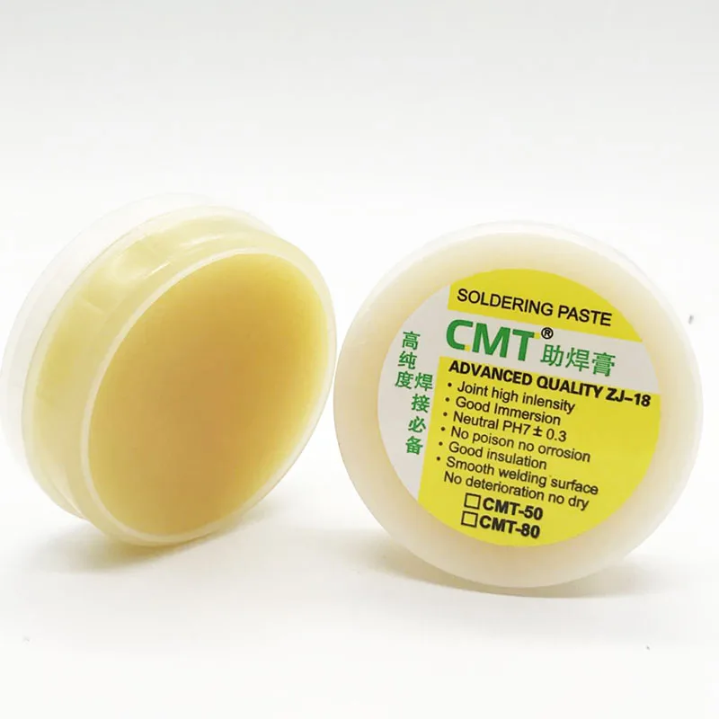 50g Rosin Soldering Flux Paste Solder Efficient Welding Grease Facilitate Soldering Wetting Agent Cream for Phone PCB Teaching
50g Rosin Soldering Flux Paste Solder Efficient Welding Grease Facilitate Soldering Wetting Agent Cream for Phone PCB Teaching