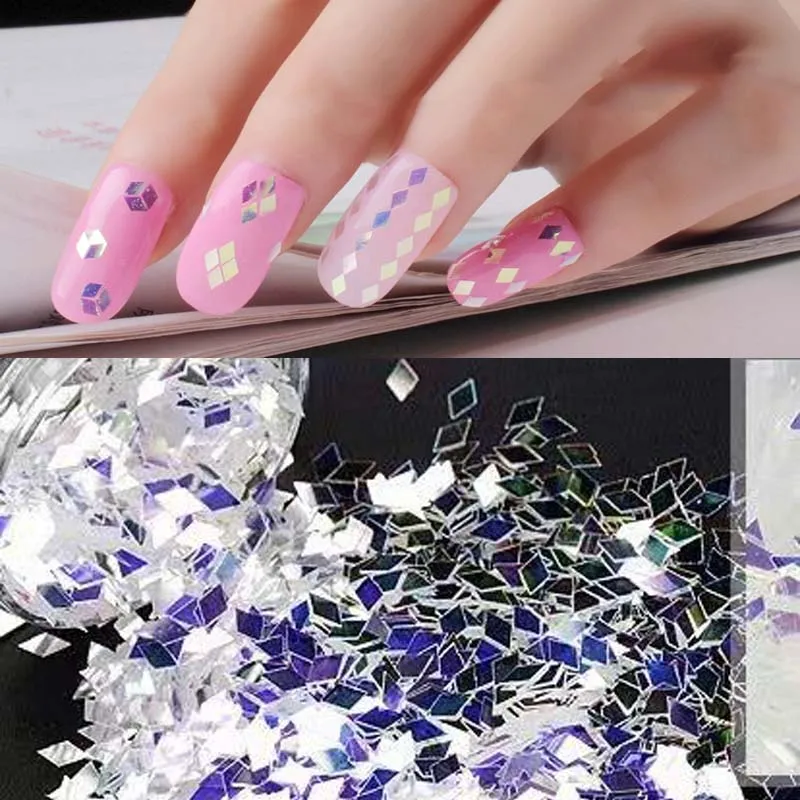 2017 NEW 1 Bottle Holographic Nail Glitter Rhombus Shape 3D Nail Art Decoration Sequins Tips Laser DIY Nail Beauty Tips, ##PJKL0
2017 NEW 1 Bottle Holographic Nail Glitter Rhombus Shape 3D Nail Art Decoration Sequins Tips Laser DIY Nail Beauty Tips, ##PJKL0