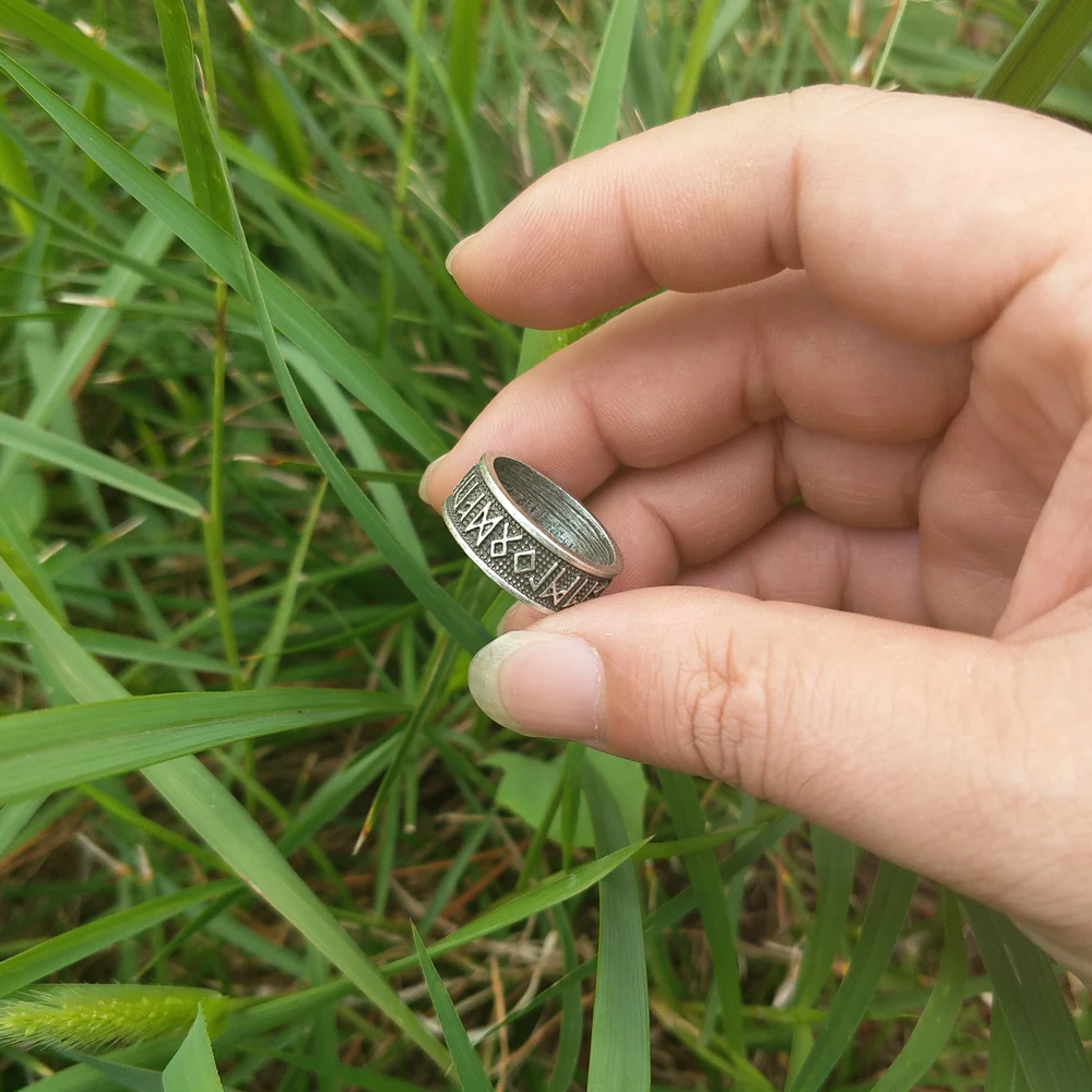 LANGHONG 10pcs Rune Viking Ring Norse Viking Runes Ring Scandinavian Norse Jewelry
LANGHONG 10pcs Rune Viking Ring Norse Viking Runes Ring Scandinavian Norse Jewelry