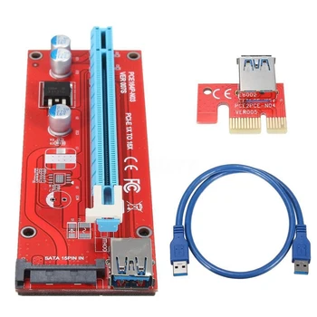 Ver007S PCI-E 1xto 16x Powered USB 3.0 Extender Riser Adapter Card + 60cm Cable
Ver007S PCI-E 1xto 16x Powered USB 3.0 Extender Riser Adapter Card + 60cm Cable