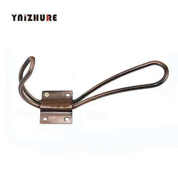 133*66mm 4Pcs Door Hanger Hooks Fashion Bathroom Wall Hanger Hats Bag Keychain Brushed Iron Hook Coat Clothes Hooks with Screws
133*66mm 4Pcs Door Hanger Hooks Fashion Bathroom Wall Hanger Hats Bag Keychain Brushed Iron Hook Coat Clothes Hooks with Screws