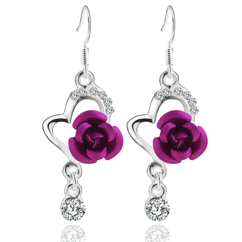 Stylish Jewelry Fashion 1Pair 3.5CM Women's Big Earrings Pendant Long Paragraph Rose Drop Earrings For Women Pendientes Aro DSP
Stylish Jewelry Fashion 1Pair 3.5CM Women's Big Earrings Pendant Long Paragraph Rose Drop Earrings For Women Pendientes Aro DSP