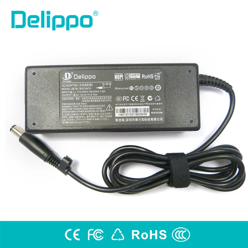 Delippo 19V 4.74A 7.4*5.0mm AC Adapter Laptop Charger Power Supply For HP Pavilion DV3 DV4 DV5 DV6 G3000 G5000 G6000 G7000
Delippo 19V 4.74A 7.4*5.0mm AC Adapter Laptop Charger Power Supply For HP Pavilion DV3 DV4 DV5 DV6 G3000 G5000 G6000 G7000