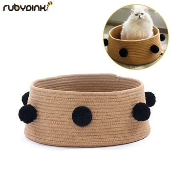 Summer Cat House Breathable For Small Dog Cat Sleeping Kennel Soft Cotton And Linen Home Pet Cats Bed Nest Washable Dogs Mat
Summer Cat House Breathable For Small Dog Cat Sleeping Kennel Soft Cotton And Linen Home Pet Cats Bed Nest Washable Dogs Mat