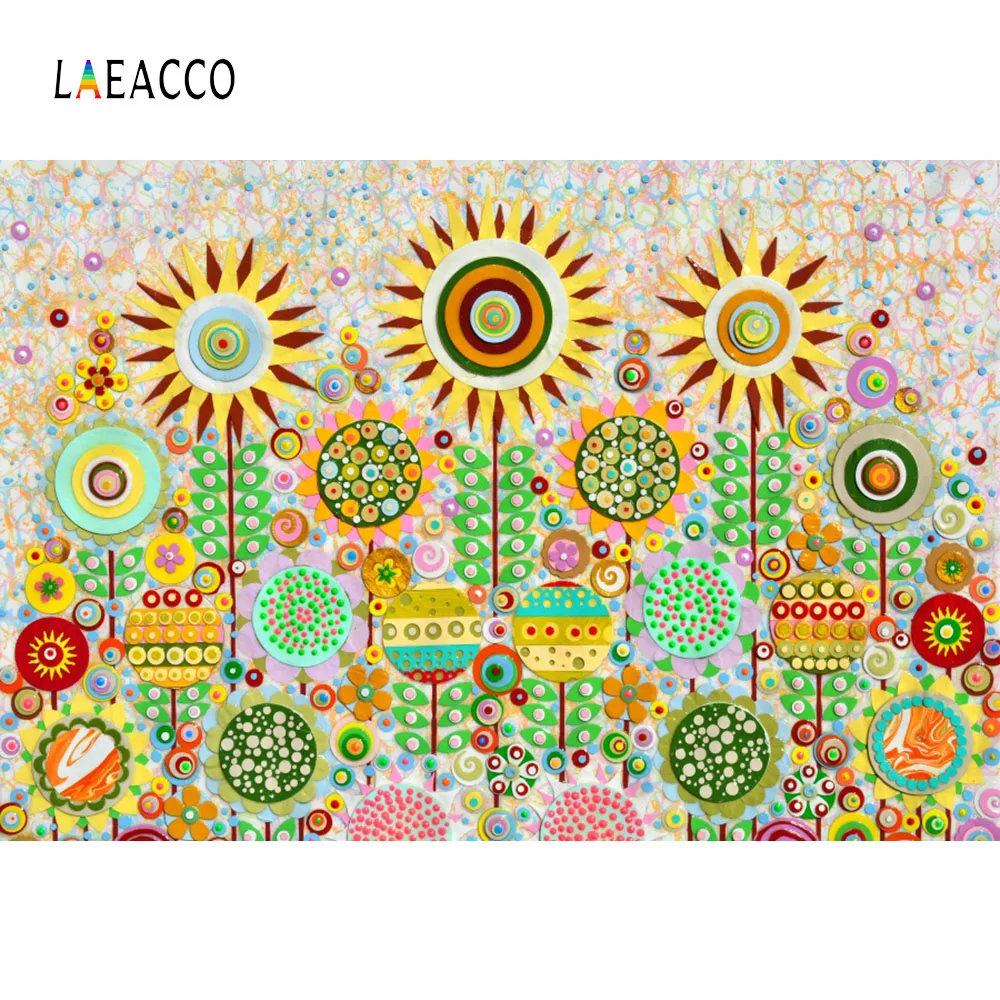 Laeacco Abstract Colorful Sunflowers Drawing Pattern Photography Backgrounds Vinyl Customs Camera Backdrops For Photo Studio
Laeacco Abstract Colorful Sunflowers Drawing Pattern Photography Backgrounds Vinyl Customs Camera Backdrops For Photo Studio