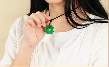 Natural Ice agate Peace buckle Red agate Peace buckle jade Necklace pendant Jewelry for woman and man
Natural Ice agate Peace buckle Red agate Peace buckle jade Necklace pendant Jewelry for woman and man
