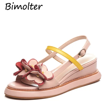 Bimolter Original Vintage Flower Thick Bottom Sandals Cow Leather Wedges Heels Women Sandals Platform Handmade Brand Shoes FC062
Bimolter Original Vintage Flower Thick Bottom Sandals Cow Leather Wedges Heels Women Sandals Platform Handmade Brand Shoes FC062