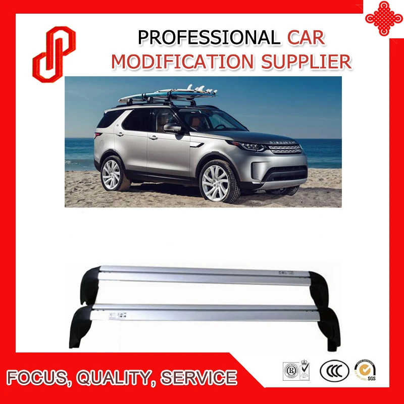 High quality 1 Pair screw install Aluminium roof rack rail cross bar for Discovery 5 2017 2018
High quality 1 Pair screw install Aluminium roof rack rail cross bar for Discovery 5 2017 2018