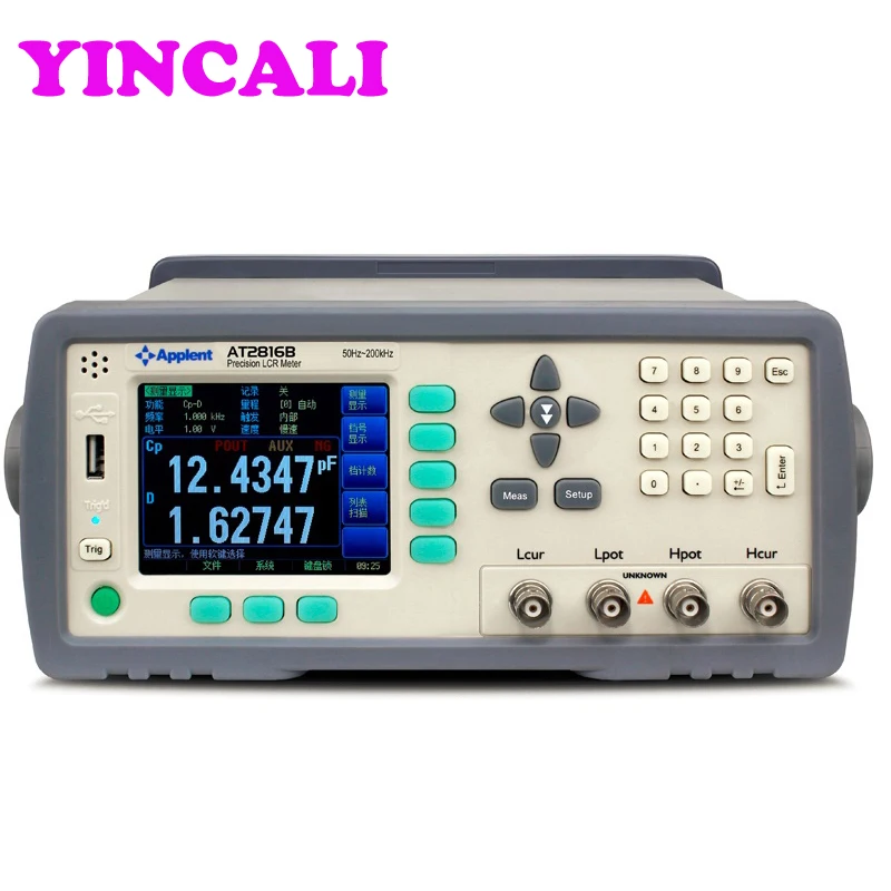 Original High Accuracy AT2816B Digital LCR Meter Tester TFT-LCD Display Wide Frequency Range 50Hz-200kHz 33 Points
Original High Accuracy AT2816B Digital LCR Meter Tester TFT-LCD Display Wide Frequency Range 50Hz-200kHz 33 Points