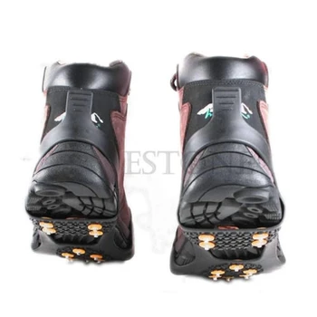 Snow Non-slip Cleats Anti-Slip Overshoes Studded Ice Traction Shoe Covers Spike New Fashion High Quality Ice Gripper 4 Size
Snow Non-slip Cleats Anti-Slip Overshoes Studded Ice Traction Shoe Covers Spike New Fashion High Quality Ice Gripper 4 Size